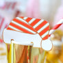 Glasschmuck Weihnachtsmann-Mütze