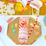 Glasschmuck Weihnachtsmann-Mütze