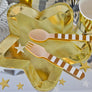 Pappteller Stern Gold