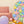 Bild des Ballon Mosaik Zahl in a box in Pastell