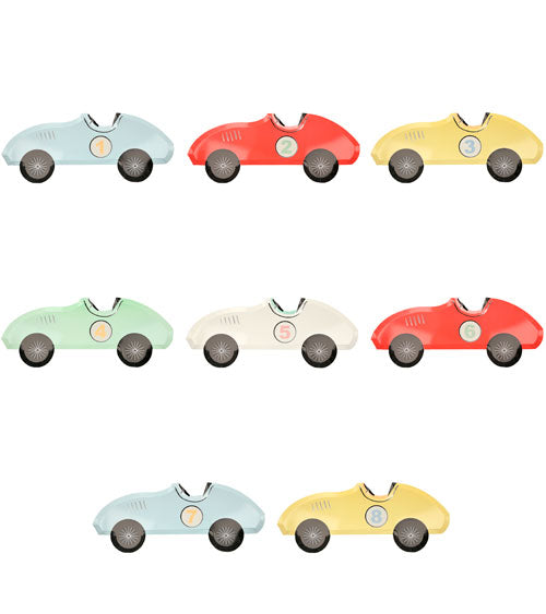 Pappteller Race Cars von Meri Meri