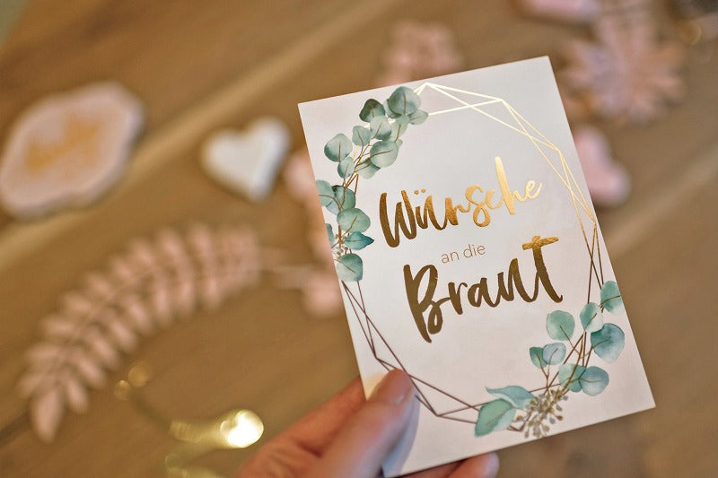 Bild der Advice for the Bride Karten der All Day Rose Bridal Shower in a box für deinen JGA 