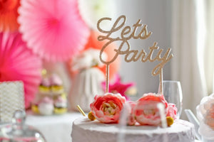 Bild des Cake Toppers der All Day Rose Bridal Shower in a box für deinen Junggesellenabschied JGA oder Braut Party