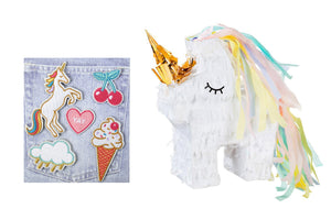 Magical Unicorn in a box pin on patches Anstecker und Pinata