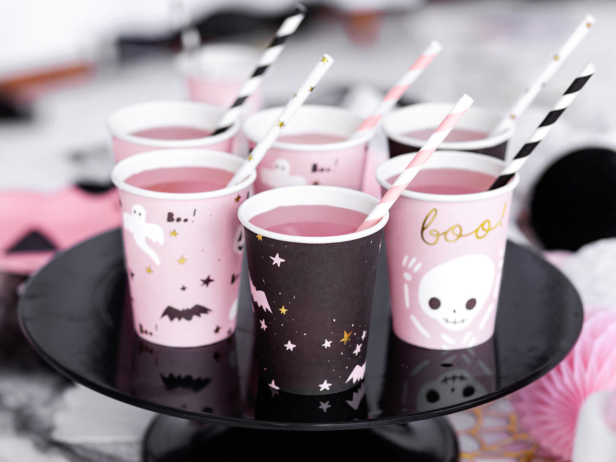Pink Halloween Party in a box Pappbecher