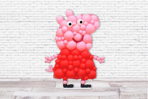Bild des Peppa Ballon Mosaik in a box für den Peppa Pig Peppa Wutz Kindergeburtstag