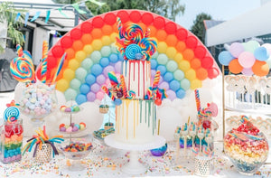 Bild des Ballon Mosaik Regenbogen in a box Foto von Felicitas von Imhoff
